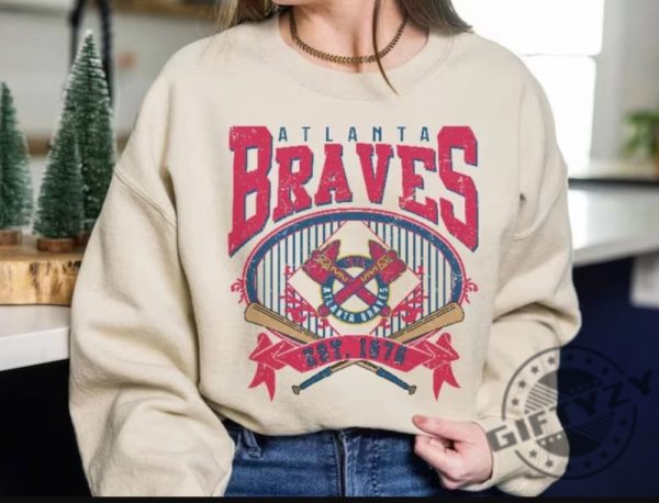 Vintage Mlb 90S Bootleg Atlanta Shirt Atlanta Baseball Hoodie Vintage Baseball Fan Sweatshirt Braves Tshirt Baseball Unisex Shirt giftyzy 2
