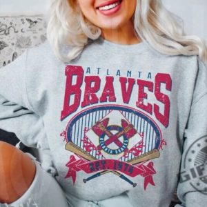 Vintage Mlb 90S Bootleg Atlanta Shirt Atlanta Baseball Hoodie Vintage Baseball Fan Sweatshirt Braves Tshirt Baseball Unisex Shirt giftyzy 4