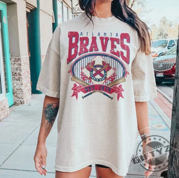 Vintage Mlb 90S Bootleg Atlanta Shirt Atlanta Baseball Hoodie Vintage Baseball Fan Sweatshirt Braves Tshirt Baseball Unisex Shirt giftyzy 5