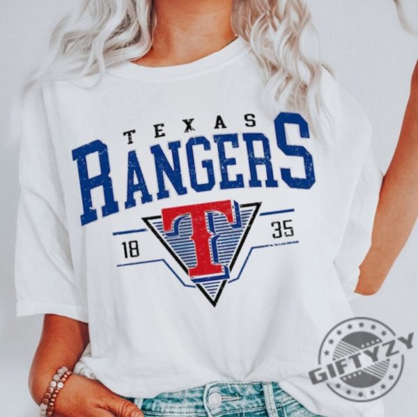 Vintage Mlb 90S Bootleg Texas Shirt Texas Baseball Hoodie Vintage Baseball Fan Sweatshirt Rangers Tshirt Baseball Unisex Shirt giftyzy 1