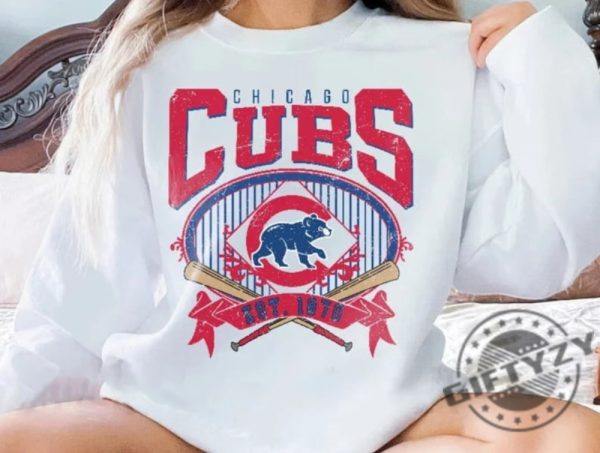 Vintage Mlb 90S Bootleg Chicago Shirt Chicago Baseball Hoodie Vintage Baseball Fan Sweatshirt Cubs Tshirt Baseball Unisex Shirt giftyzy 3