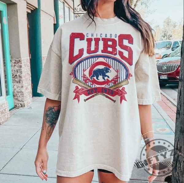 Vintage Mlb 90S Bootleg Chicago Shirt Chicago Baseball Hoodie Vintage Baseball Fan Sweatshirt Cubs Tshirt Baseball Unisex Shirt giftyzy 5