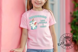 Why Should I Care Shirt Unicorse Sweatshirt Blue Bandit Tshirt Bluey Puppet Hoodie Gift For Her Blue Bandit Unicorn Puppet Shirt giftyzy 4