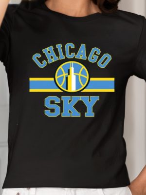 Chicago Sky Basketball T Shirt Unique Chicago Sky Basketball Hoodie Chicago Sky Basketball Sweatshirt revetee 2