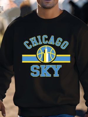 Chicago Sky Basketball T Shirt Unique Chicago Sky Basketball Hoodie Chicago Sky Basketball Sweatshirt revetee 3