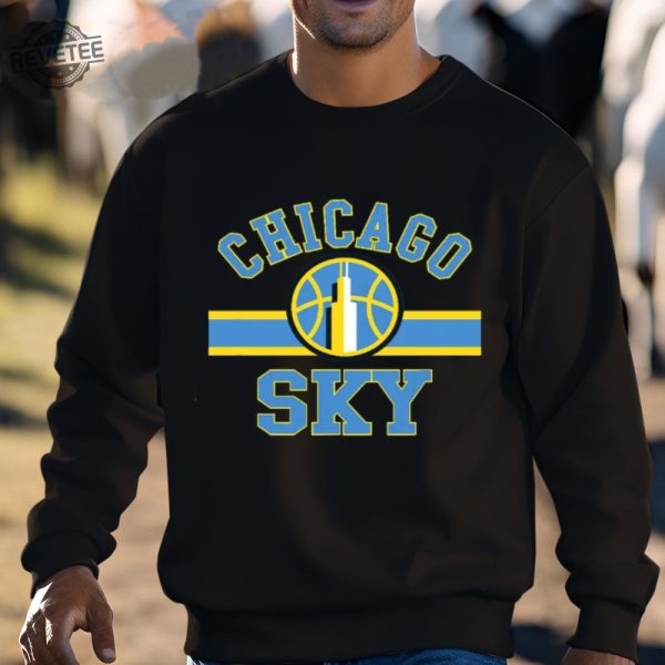 Chicago Sky Basketball T Shirt Unique Chicago Sky Basketball Hoodie Chicago Sky Basketball Sweatshirt revetee 3