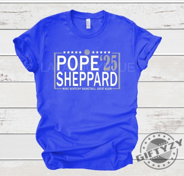Pope Sheppard Make Kentucky Basketball Great Again Shirt giftyzy 1