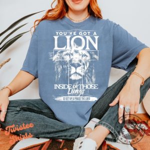 Christian Shirt Youve Got A Lion Inside Of Those Lungs Sweatshirt Christian Religious Tshirt Unisex Hoodie Waco Jesus Shirt giftyzy 4