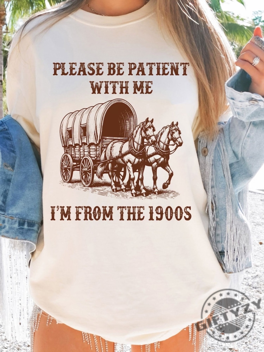 Western Graphic Shirt Please Be Patient With Me Im From The 1900S Hoodie Cute Country Concert Tshirt Millennial Sweatshirt Jesus Was A Carpenter Shirt