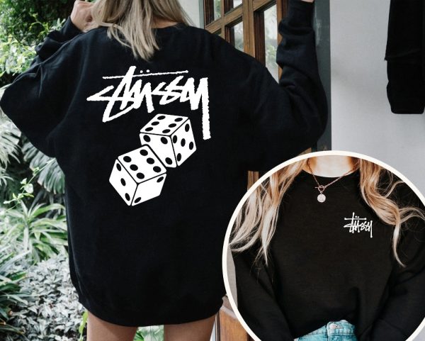 Stussy Dice Shirt Beefyt Lucky Dices Shirt Poker Inspiration Shirt Unisex Tee Sweatshirt Hoodie Casino Dices For Fun Unique revetee 3