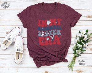 In My Baseball Sister Era Tshirt Sister Era Baseball Tee Family Baseball Players Matching Shirt Supportive Sibling Tee Unique revetee 3