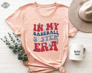 In My Baseball Sister Era Tshirt Sister Era Baseball Tee Family Baseball Players Matching Shirt Supportive Sibling Tee Unique revetee 5