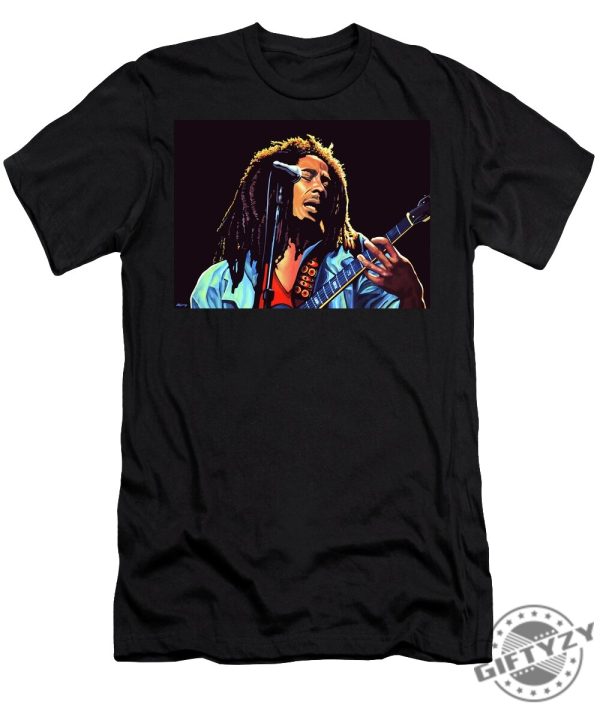 Bob Marley Painting 1 Tshirt giftyzy 1