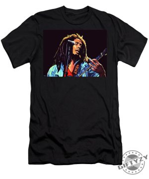 Bob Marley Painting 1 Tshirt giftyzy 1 1