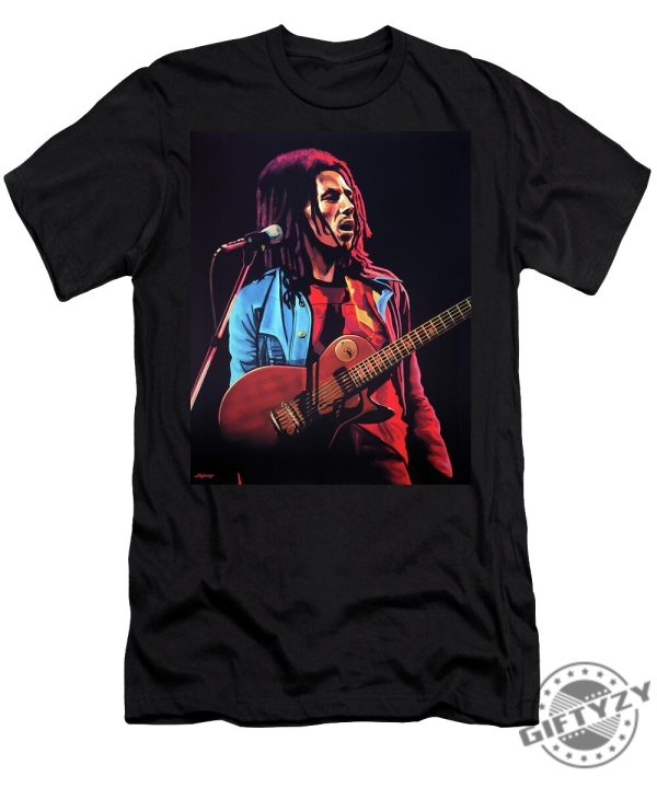 Bob Marley Tuff Gong Painting 1 Tshirt giftyzy 1