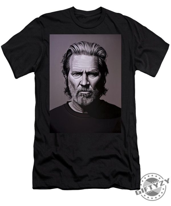 Jeff Bridges Painting Tshirt giftyzy 1