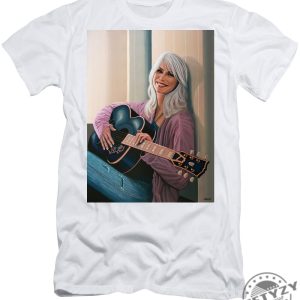 Emmylou Harris Painting Tshirt giftyzy 1 1