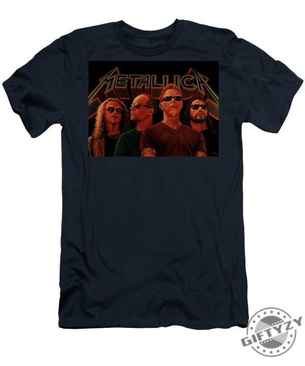 Metallica Painting Tshirt giftyzy 1