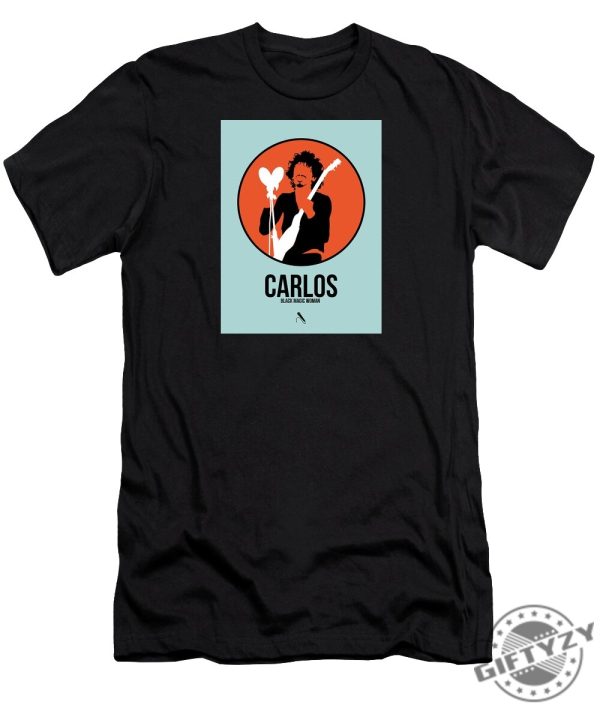 Carlos Santana Tshirt giftyzy 1