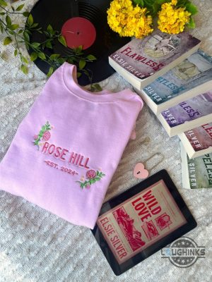 wild love t shirt sweatshirt hoodie elsie silver wild love series embroidered tshirt gift for book lovers rose valley alley rose hill shirts laughinks 3