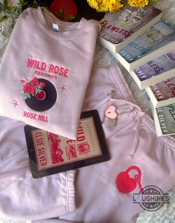 wild love t shirt sweatshirt hoodie elsie silver wild love series embroidered tshirt gift for book lovers rose valley alley rose hill shirts laughinks 5