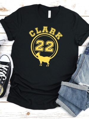 Clark 22 Goat Shirt Jersey Championship Basketball Tshirt Vintage Retro Unisex Adult Iowa Fan Shirt Unique revetee 4