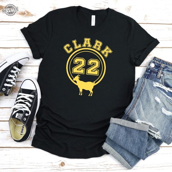 Clark 22 Goat Shirt Jersey Championship Basketball Tshirt Vintage Retro Unisex Adult Iowa Fan Shirt Unique revetee 4