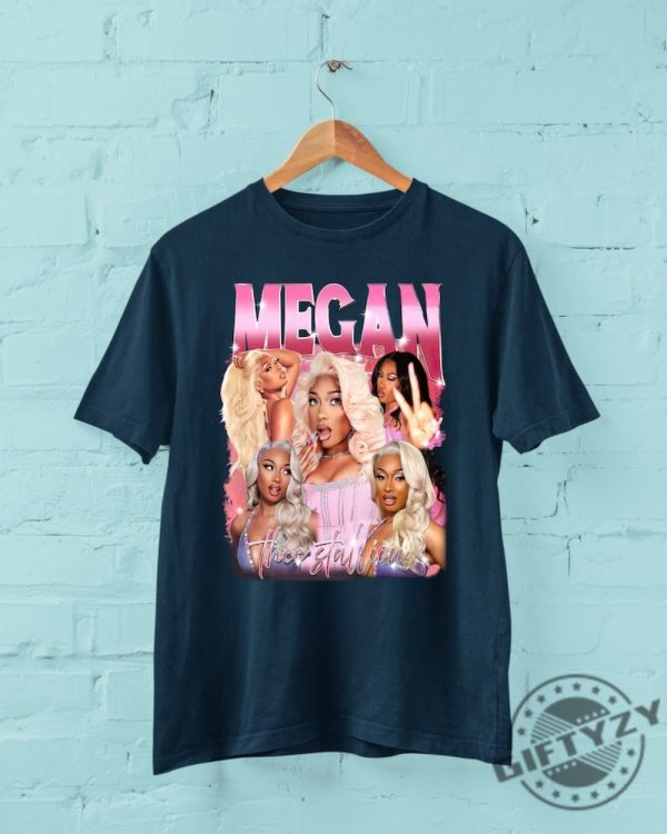 Limited Megan Thee Stallion Shirt Vintage Megan Thee Stallion 90S Apparel Rapper Megan Thee Stallion Tour 2024 Clothing giftyzy 4