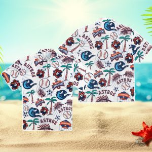 hawaiian astros shirt and shorts inspired by houston methodist astros aloha summer beach shirt giveaways 2024 baseball button up shirts laughinks 1