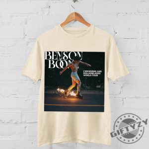 Benson Boone Fireworks And Rollerblades World Tour 2024 Shirt Benson Boone 2024 Concert Tshirt Beautiful Things Hoodie Benson Boone Sweatshirt Benson Boone Tour Merch giftyzy 3