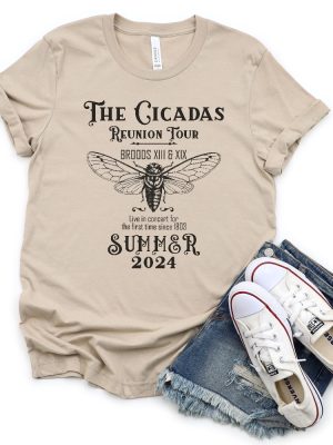 Cicada Shirt 2024 Cicada Emergence Unisex Jersey Short Sleeve Tee Funny Cicada Concert Shirt Bug Humor Goblincore Insect Tee Unique revetee 3