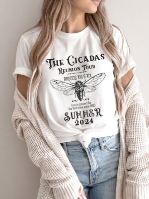 Cicada Shirt 2024 Cicada Emergence Unisex Jersey Short Sleeve Tee Funny Cicada Concert Shirt Bug Humor Goblincore Insect Tee Unique revetee 4