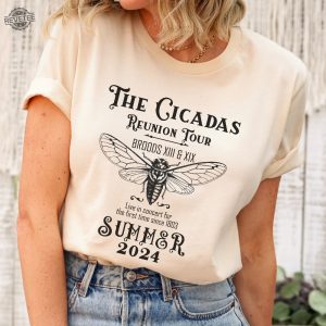 Cicada Shirt 2024 Cicada Emergence Unisex Jersey Short Sleeve Tee Funny Cicada Concert Shirt Bug Humor Goblincore Insect Tee Unique revetee 6