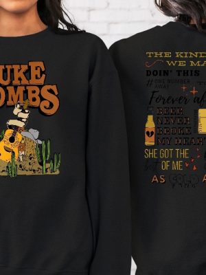 Luke Combs World Tour Sweatshirt Country Music Shirt Luke Combs World Tour 2024 Luke Combs Fan Cowgirl Tee Unique revetee 2