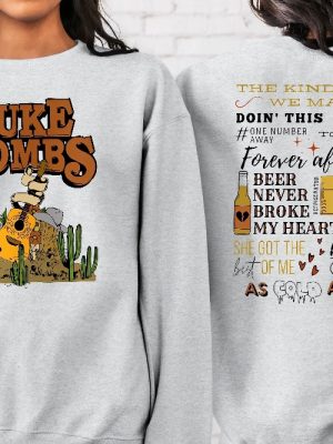 Luke Combs World Tour Sweatshirt Country Music Shirt Luke Combs World Tour 2024 Luke Combs Fan Cowgirl Tee Unique revetee 4