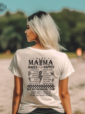 Mama World Tour Concert T Shirt Funny Metal Mama Gift Two Sided Mama Tour Tshirt Womens Band Tshirt Funny Mothers Gift Unique revetee 2