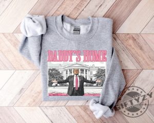 Daddys Home Shirt White House Trump 2024 Tshirt Get In Losers Hoodie Trum Republican Sweatshirt Political Mug Shot Shirt giftyzy 6