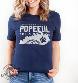 Popeful For A New Era Shirt Kentucky Mark Pope Sweatshirt New Coach Kentucky Basketball Tshirt Go Big Blue Nation Hoodie New Pope Era Shirt giftyzy 3