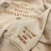 The Tortured Poets Department Embroidered Sweatshirt Ts New Album Sweatshirtthe Eras Tour 2023 Shirt Ts Swiftie Concert Tee revetee 1