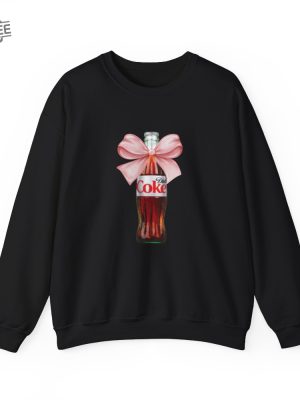 Diet Coke Pink Bow Sweatshirt Diet Coca Cola Crewneck Diet Coke Lover Diet Coke Fan Gift For Diet Coke Drinker revetee 2