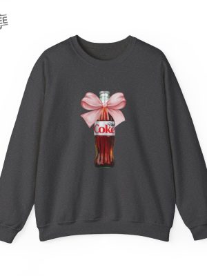 Diet Coke Pink Bow Sweatshirt Diet Coca Cola Crewneck Diet Coke Lover Diet Coke Fan Gift For Diet Coke Drinker revetee 3