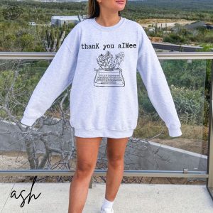 Thank You Aimee Sweatshirt Tortured Poets Trendy Sweatshirt Concert Shirt Pop Culture Ts Music Sweater Ttpd Merch revetee 4