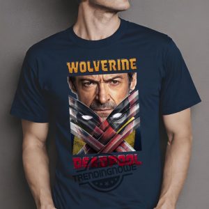 Deadpool And Wolverine Shirt Deadpool 3 Movie Shirt Marvel Apparel Hugh Jackman Deadpool And Wolverine Poster Tee Wolverine Shirt trendingnowe 2