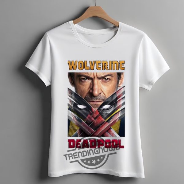 Deadpool And Wolverine Shirt Deadpool 3 Movie Shirt Marvel Apparel Hugh Jackman Deadpool And Wolverine Poster Tee Wolverine Shirt trendingnowe 3