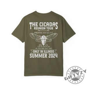 Cicada Concert Tour 2024 Shirt Illinois Cicada Broods Tshirt Insect Bug Hoodie Nature Unisex Graphic Sweatshirt Adult Top Cool Bug Shirt giftyzy 6
