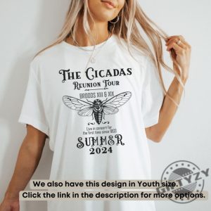 Cicada Shirt 2024 Cicada Emergence Unisex Hoodie Funny Cicada Concert Tshirt Bug Humor Goblincore Insect Sweatshirt Nature Lover Shirt giftyzy 5