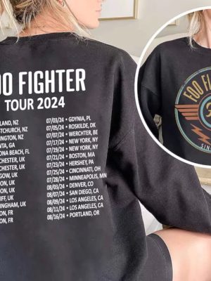 Foo Fighters 2024 Tour Shirt Everything Or Nothing At Shirt Foo Fighters Band Shirt Foo Fighters Fan Gift Unique revetee 2