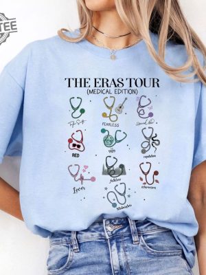 Eras Medical Edition Shirt Medical Stethoscope Registered Nurse Shirt In My Nurse Era Shirt Eras Medical Edition Sweatshirt Unique revetee 4