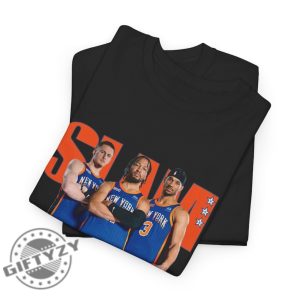 Orange Knicks Stars Trio Jalen Brunson Josh Hart And Donte Divincenzo Slam Magazine Cover Shirt giftyzy 8