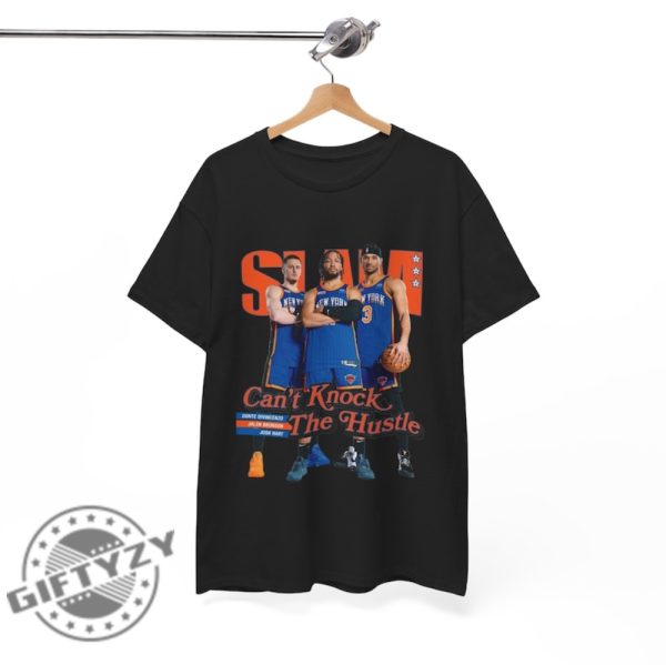 Orange Knicks Stars Trio Jalen Brunson Josh Hart And Donte Divincenzo Slam Magazine Cover Shirt giftyzy 9